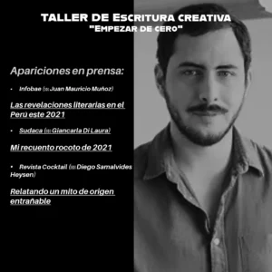 Carlos Fuller docente del taller de escritura creativa